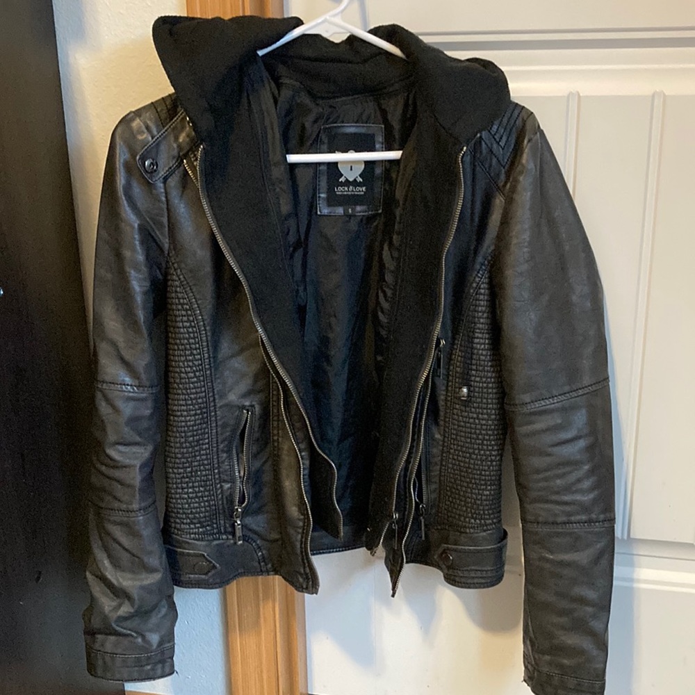 Women's leather jacket